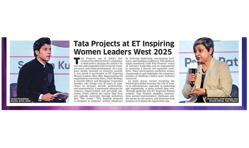 Tata Projects at ET Inspiring Women Leaders West 2025