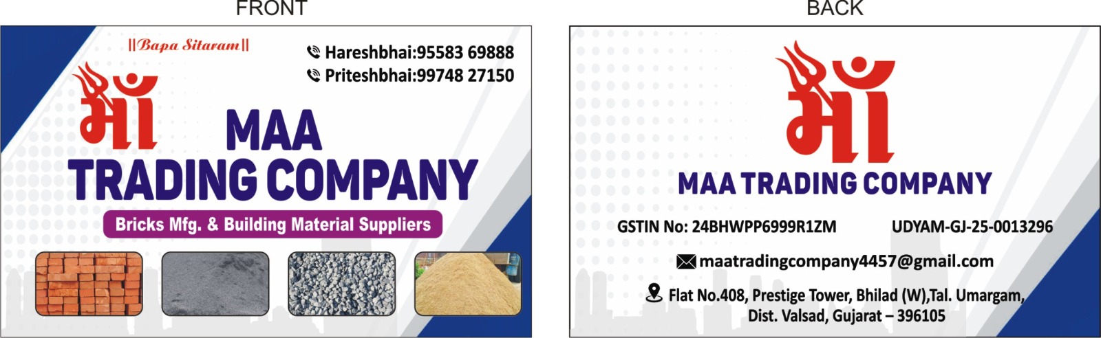 This is my business card contact for the above mentioned items 