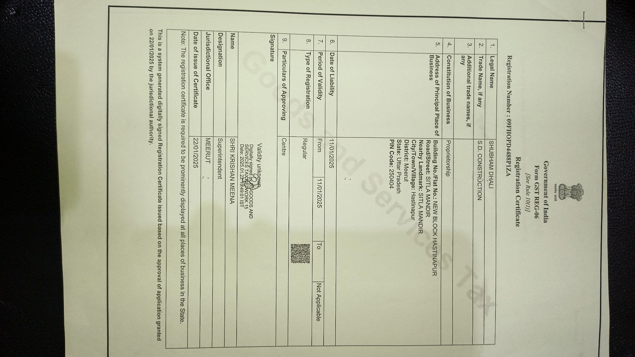 Contact for any Construction Work