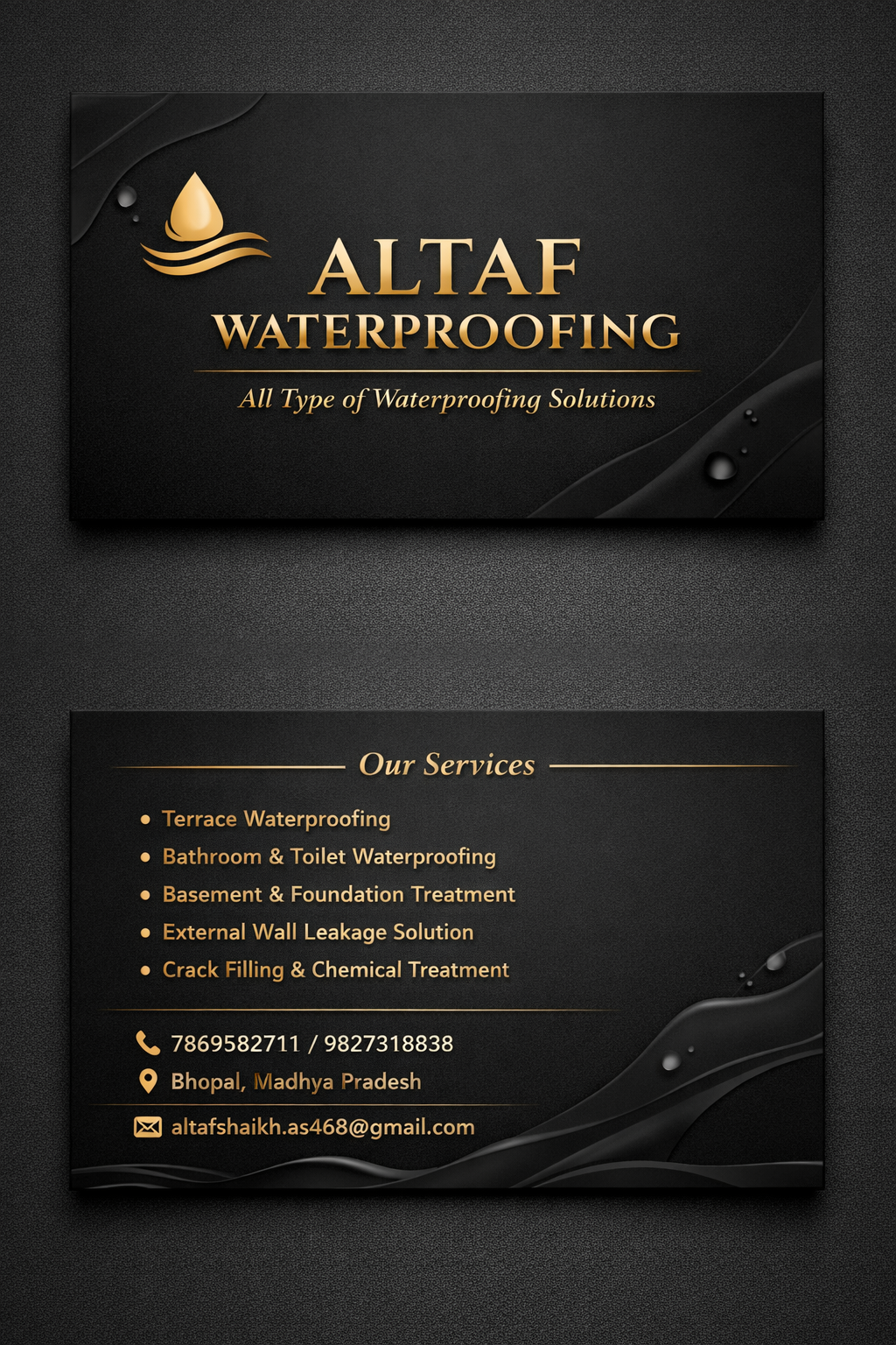 Altaf Waterproofing Bhopal – Terrace, Bathroom & Basement Waterproofing Services