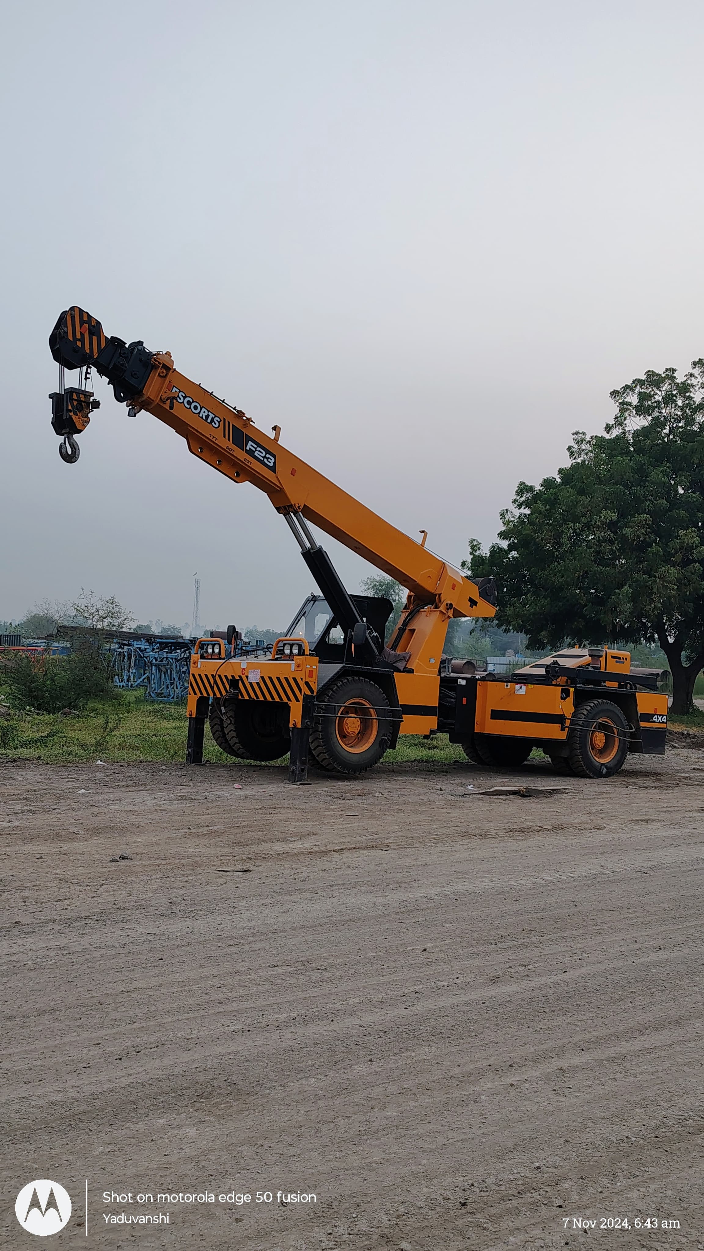We provide 23 Ton Crane Rental Services and are interested in working with Tata.