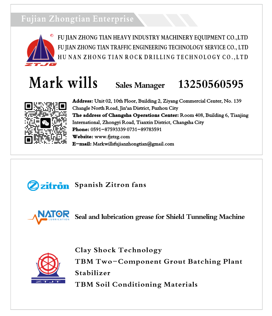 Fujian Zhongtian Traffic Engineering Technology Service Co., Ltd. business card – Mark, International Business Development  If it has a very short character limit, use:  Mark – Fujian Zhongtian business card