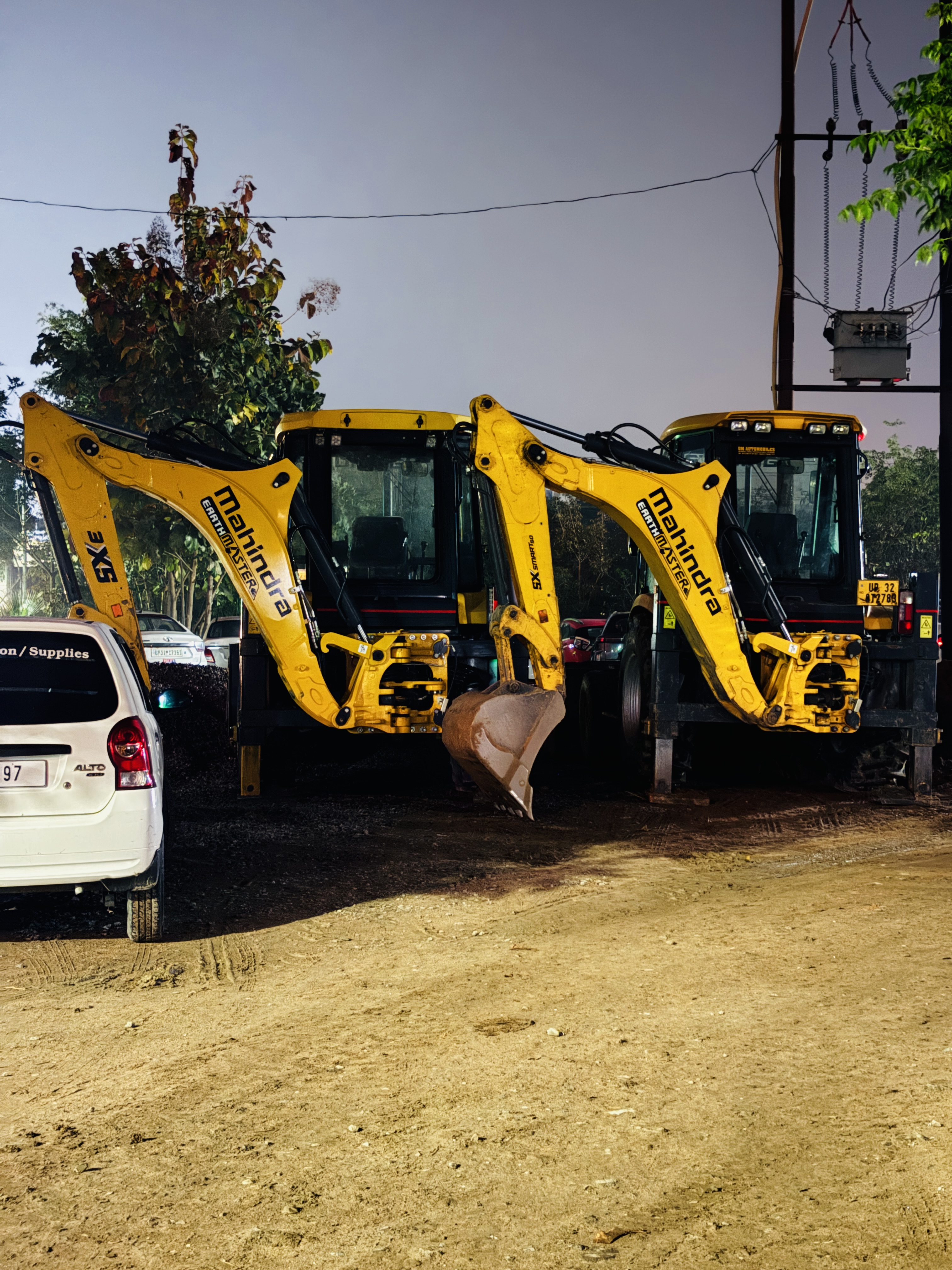 Earthmover and mining work