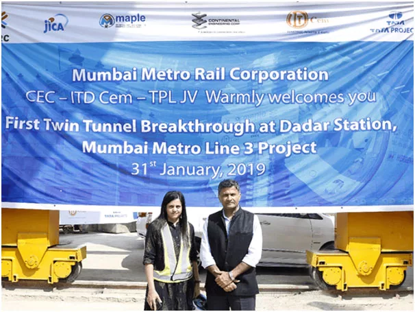 tata projects achieves tunnel breakthrough at dharavi