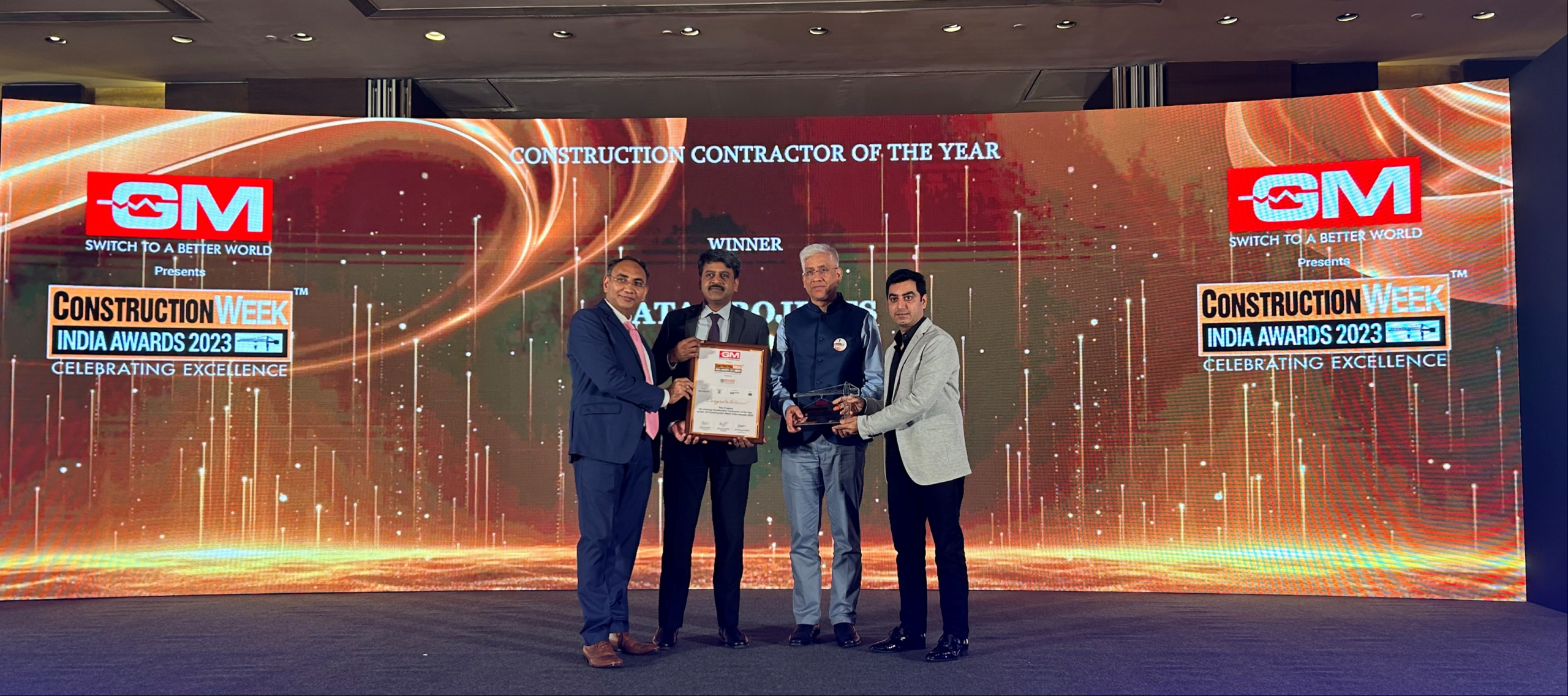Construction Contractor of the year 2023 by Construction Week India