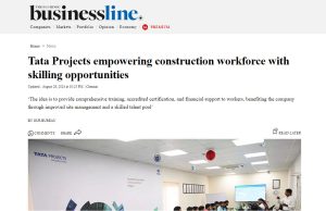 Tata Projects empowering construction workforce with skilling opportunities