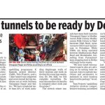 Twin tunnels to be ready by Dec 2026